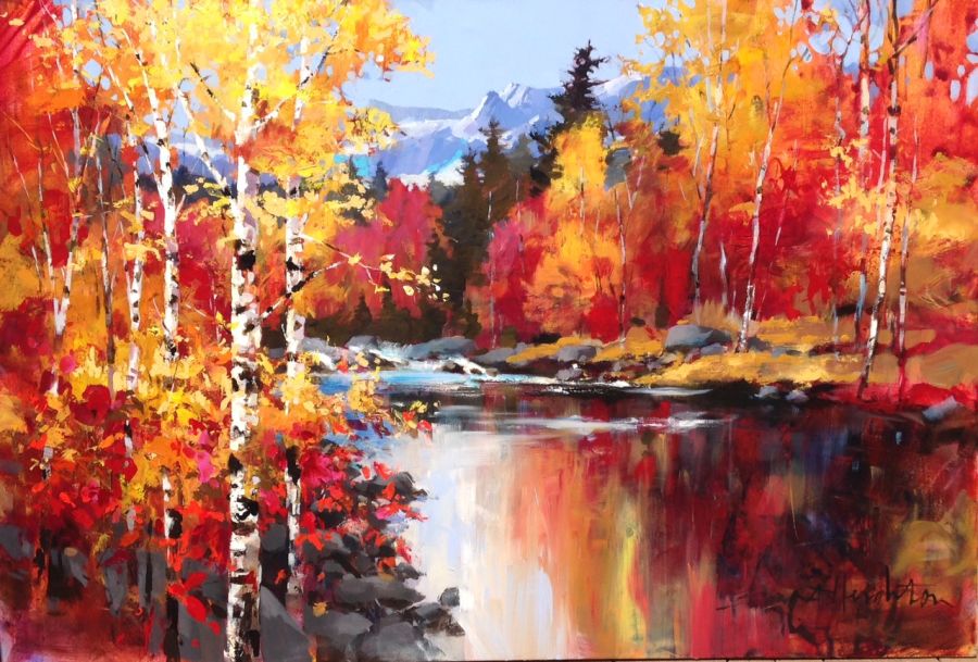 Canadian Artist Brent Heighton - Acrylic art - Landscape